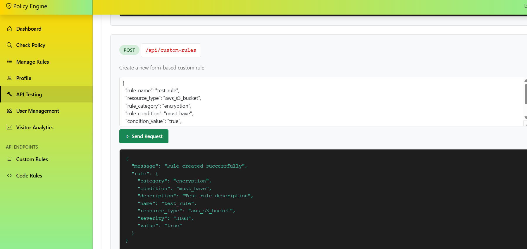 API Testing Screenshot